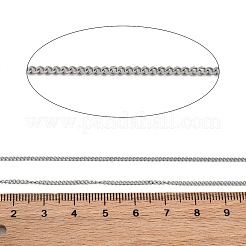 304 Stainless Steel Curb Chains&nbsp;CHS-M009-11P-02
