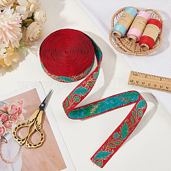 10 Yards Ethnic Style Embroidery Polyester Ribbons&nbsp;OCOR-FG0002-26B