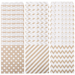 45Pcs 3 Styles Rectangle Kraft Paper Bags&nbsp;CARB-TA0001-14B