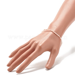 Natural Pink Opal Round Beaded Stretch Bracelet&nbsp;BJEW-JB07748-04