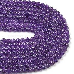 Natural Amethyst Beads Strands&nbsp;G-L654-O01-8mm
