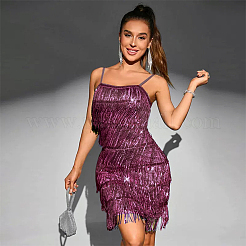 Sequin Tassel Trimming&nbsp;DIY-WH0430-536G