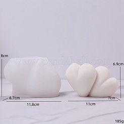 Double Heart DIY Food Grade Silicone Molds&nbsp;PW-WG21561-01