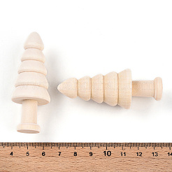 Unfinished Wood Christmas Tree Ornaments&nbsp;WOOD-T032-16