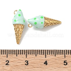 304 Stainless Steel Enamel Pendants&nbsp;STAS-K295-49G-02