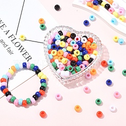 200Pcs 10 Colors Opaque Plastic Beads&nbsp;KY-YW0001-86
