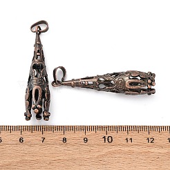 Brass Pendant Cabochon Settings&nbsp;KK-U074-06R