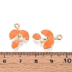 Alloy Enamel Pendants&nbsp;PALLOY-T092-39G-02