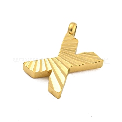 Ion Plating(IP) 304 Stainless Steel Charms&nbsp;STAS-G345-01G-X