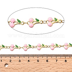 Ion Plating(IP) 304 Stainless Steel Enamel Cherry Link Chains&nbsp;CHS-Z003-01G-06