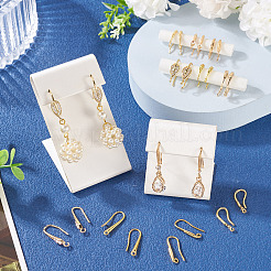 20Pcs 10 Styles Brass Earring Hooks&nbsp;KK-TA0002-46