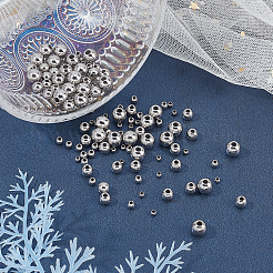 120Pcs 4 Style 304 Stainless Steel Spacer Beads&nbsp;STAS-UN0026-95