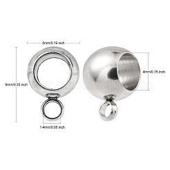Non-Tarnish 201 Stainless Steel Tube Bails&nbsp;STAS-N090-JA718-1