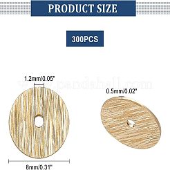 300Pcs Brass Spacer Beads&nbsp;KK-FH0003-45