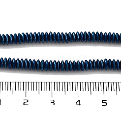 Electroplated Synthetic Non-magnetic Hematite Beads Strands&nbsp;G-P545-A01-01D