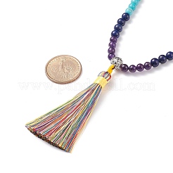Mala Beads Necklace&nbsp;NJEW-JN03875