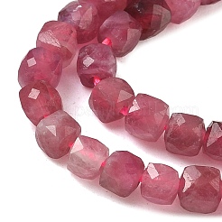 Natural Pink Tourmaline Beads Strands&nbsp;G-RM250101-L10
