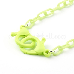Personalized Resin Bear Pendant Necklaces&nbsp;NJEW-JN03434