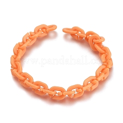 Handmade Opaque Acrylic Cable Chains&nbsp;AJEW-JB00768