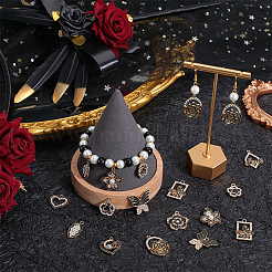 40Pcs 10 Style Alloy Enamel Pendants&nbsp;FIND-SC0008-32