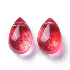 Transparent Glass Charms&nbsp;X-GGLA-M004-05B