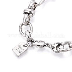 Brass Chain Bracelets&nbsp;LS-BJEW-N032-06P
