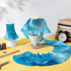 3 Yards Polyester Ruffled Trimming&nbsp;DIY-FG0006-05D
