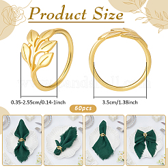 60Pcs Alloy Napkin Rings&nbsp;AJEW-WA0001-70