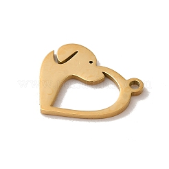 201 Stainless Steel Pendants&nbsp;STAS-E211-09G