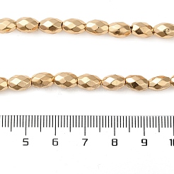 Electroplated Strong Magnetic Synthetic Hematite Beads Strands&nbsp;G-P518-03
