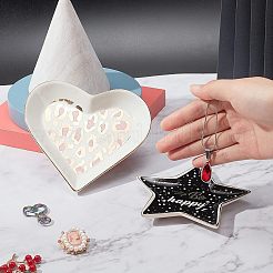 Porcelain Jewelry Plate&nbsp;DJEW-FG0001-06