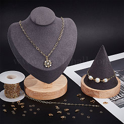 DIY Chain Bracelet Necklace Making Kit&nbsp;DIY-BBC0001-24