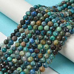 Natural Chrysocolla Beads Strands&nbsp;G-Z034-A03-03