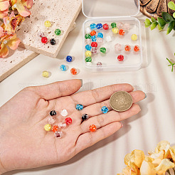 50Pcs Handmade Luminous Lampwork Beads&nbsp;LAMP-TA0002-11