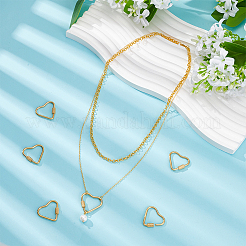 6Pcs 304 Stainless Steel Screw Carabiner Lock Charms&nbsp;STAS-UN0063-98