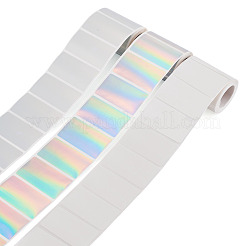 3 Rolls 3 Styles Vinyl Plastic Printable Holographic Stickers&nbsp;OFST-TA0001-10F
