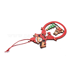Bear Wooden Ornaments&nbsp;DIY-TAC0007-31A