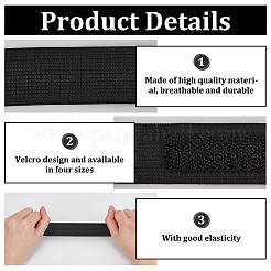 Adjustable Nylon Elastic Melt Band with Magic Tape&nbsp;AJEW-WH0475-72