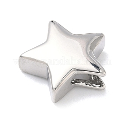 Star Brass Slide Charms&nbsp;KK-P349-18A-P