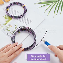 Textured Round Aluminum Craft Wire&nbsp;AW-BC0003-21C