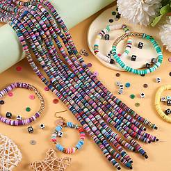 10 Strands Handmade Polymer Clay Beads Strands&nbsp;CLAY-SZ0001-62B