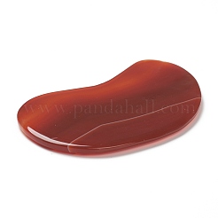 Dyed & Heated Natural Agate Gua Sha Boards&nbsp;AJEW-H112-02