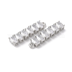 Brass with Clear Glass Pendants&nbsp;KK-G465-36P