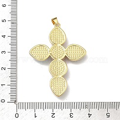 Brass Resin Pendants&nbsp;KK-A293-25G-01