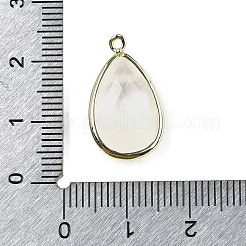 Natural Dyed Quartz Crystal Faceted Pendants&nbsp;G-M431-17G-01