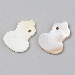 Natural Freshwater Shell Pendants&nbsp;SSHEL-R048-012
