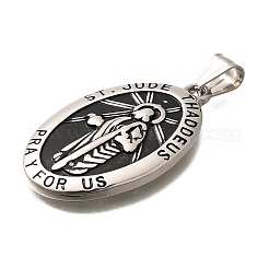 304 Stainless Steel Pendants&nbsp;STAS-A109-06P