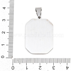 304 Stainless Steel Pendants&nbsp;STAS-B137-12P