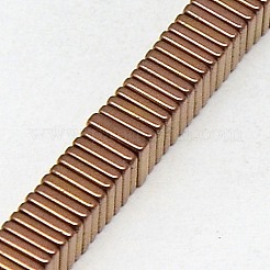 Electroplate Non-magnetic Synthetic Hematite Heishi Beads Strands&nbsp;G-J171A-2x2mm-05