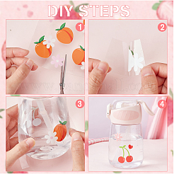 8 Sheets 8 Style Fruit Theme Iron On Transfer Film&nbsp;DIY-BC0012-48